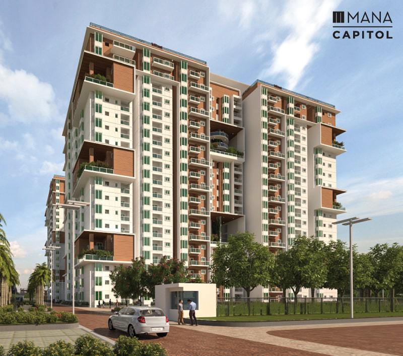 Mana Capitol ready-to-move apartments on Sarjapur Road - 1, 2 & 3 BHK residential project with modern amenities and prime connectivity